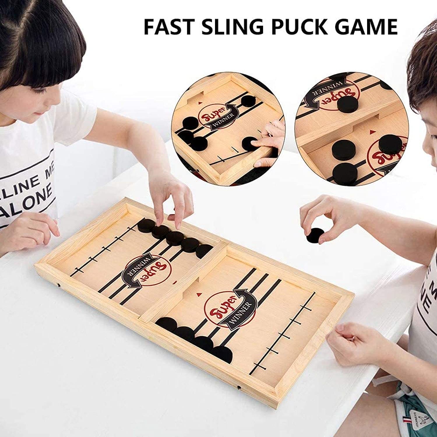 Fast Sling Puck Board Game, Ice Hockey Game Fast Sling Puck Board Game, Ice Hockey Game